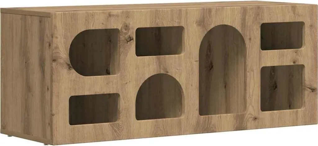 Mobile TV vidaXL Rovere 100x35x40 cm - Resistente e Pratico