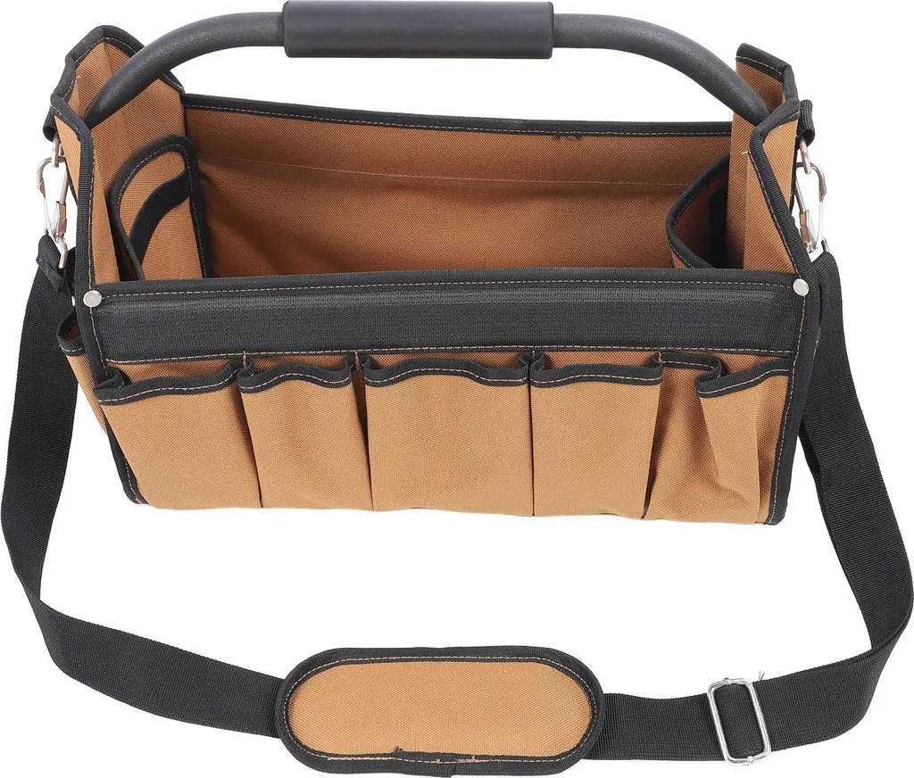Grand sac porte-outils électricien avec bandoulière et accès rapide