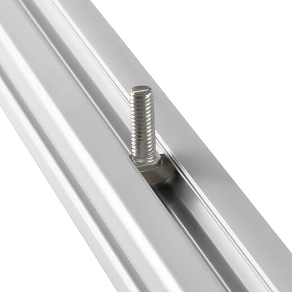 Edelstahl Hammerschrauben M8 25mm - 10 Stück Mit Muttern Für Aluprofile