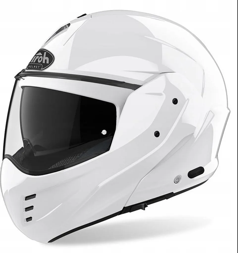 Casque moto blanc Airoh Mathisse 3 Taille M idéal pour le touring urbain