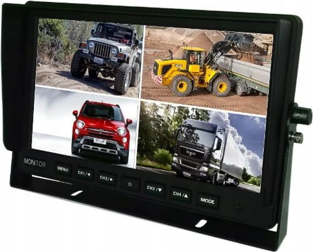 Moniteur de Surveillance 10 Pouces AHD QUAD pour Camion et Camping-Car