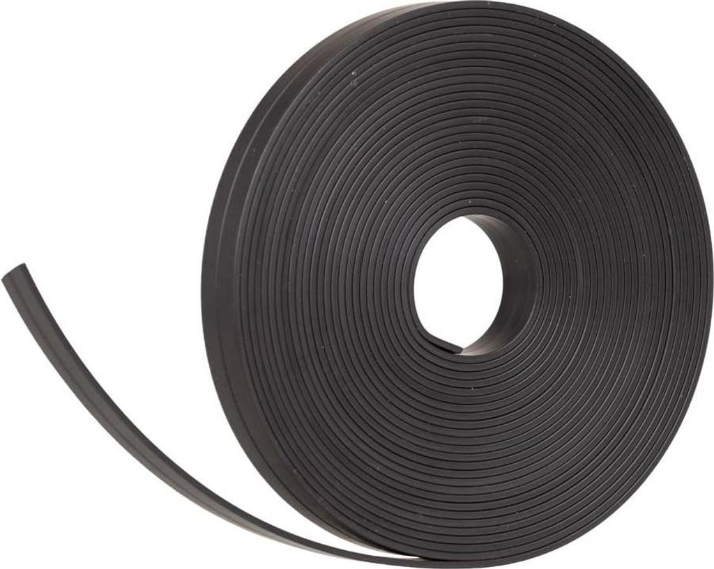 Magneetband 5m - Schwarz - Linien für Whiteboards