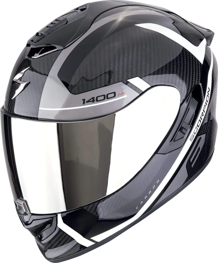 Casque de moto pour grand voyage Scorpion EXO-1400 Carbon Air Enko XXL noir