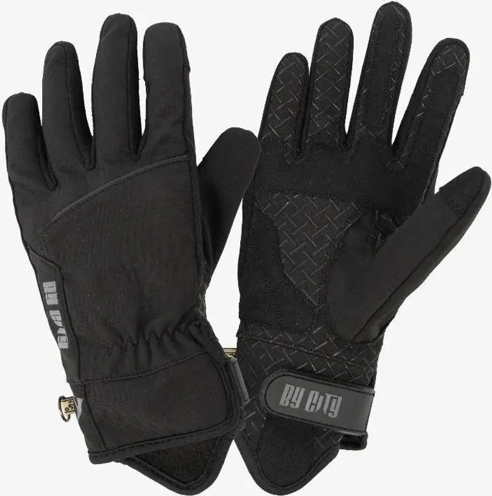 Gants d'hiver By City Soft Shell Noir M : fini les mains gelées à moto !