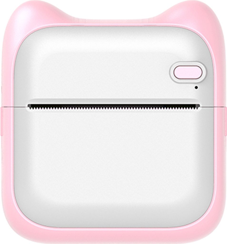 A8 tragbarer Drucker, Taschendrucker, Thermodrucker, Bluetooth-Verbindung, Rosa