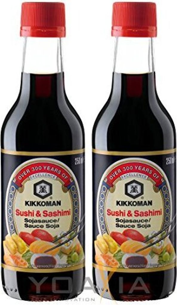 KIKKOMAN Sushi & Sashimi Sojasauce 250ml 2er Pack