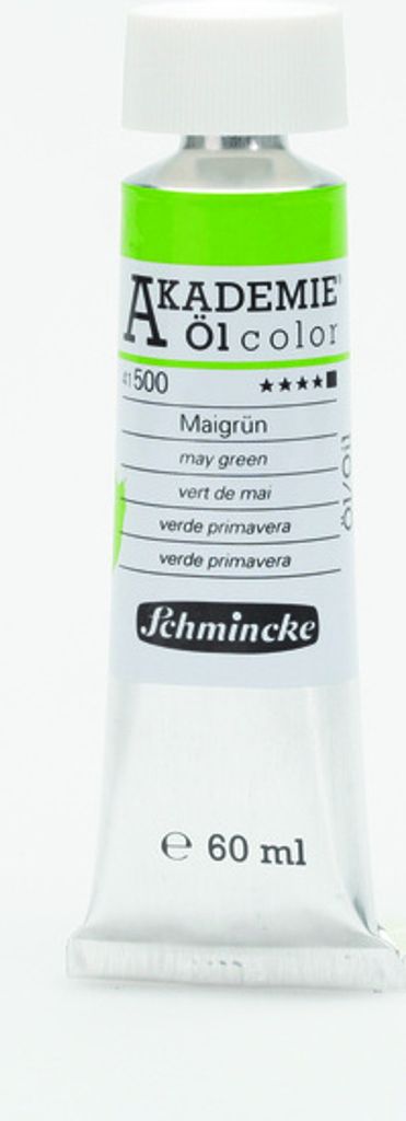 Schmincke 60ml AKADEMIE Öl color Maigruen Öl 41 500 011