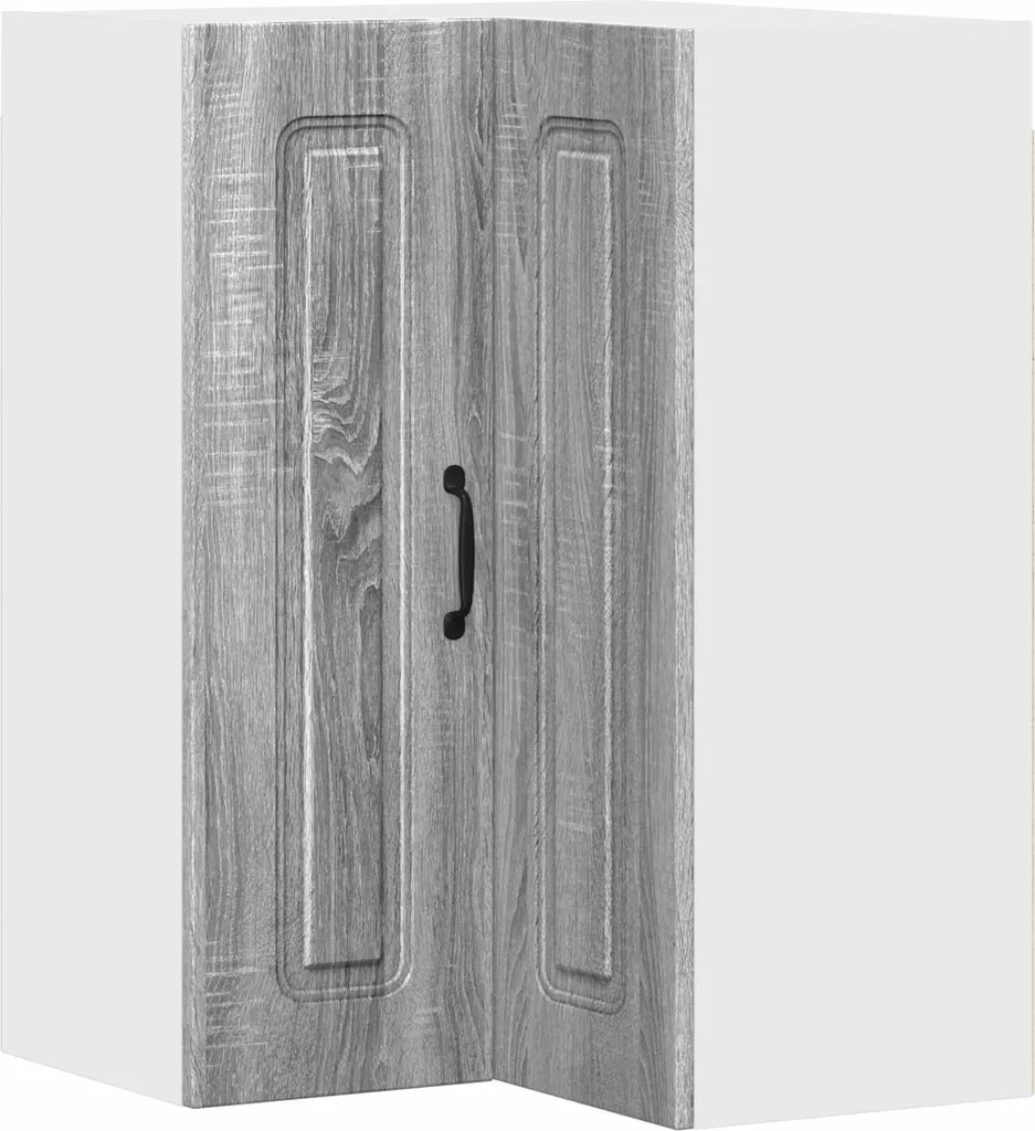 Mobile Cucina Kalmar 57x57x80cm Grigio Sonoma - Struttura Rinforzata