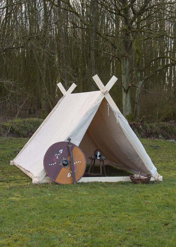 Tenda Viking, 3 x 2,7 x 2 m, 350 g/m², colore naturale Immagine del prodotto 