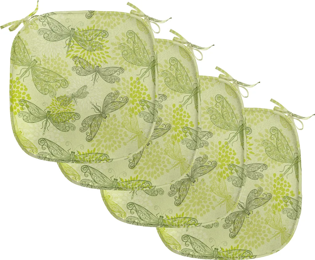 Migliori Cuscini Sedie 40x40 Impermeabili ABAKUHAUS | 4 Pezzi Floral
