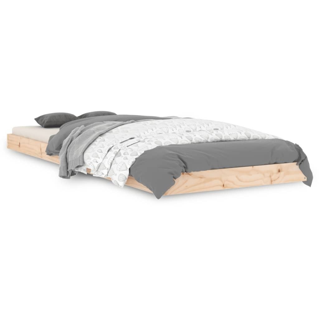 "SALE 2026" Massivholzbett Einzelbett - Gästezimmer - 75x190 cm Kiefer - Polsterbett Klassische Betten DE2459486