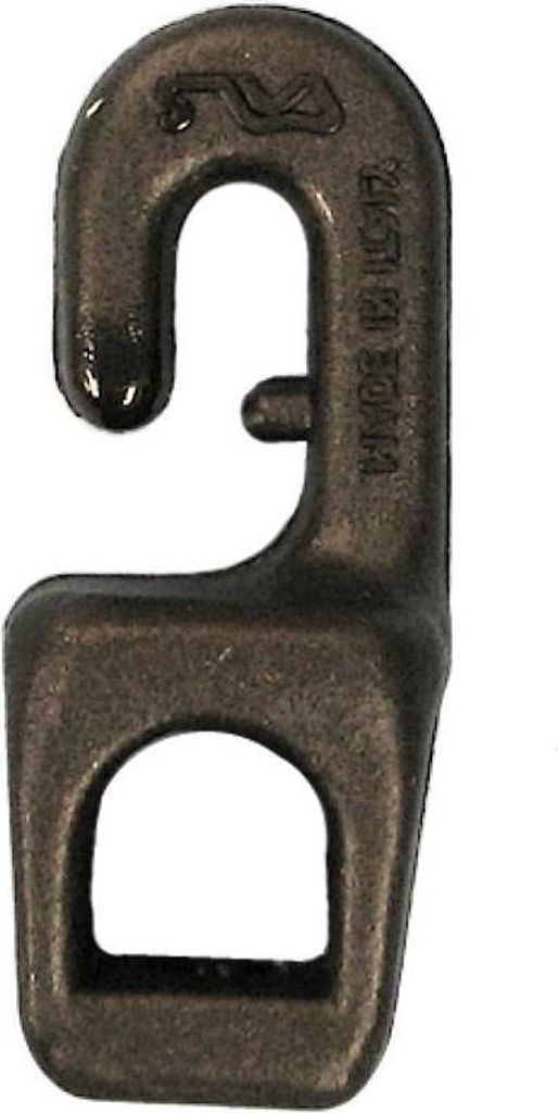 Haken für Seil Ø 6 mm schwarz, 4 Stück