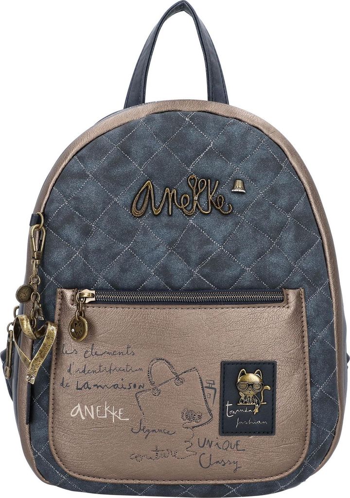 A close-up studio shot of a backpack.