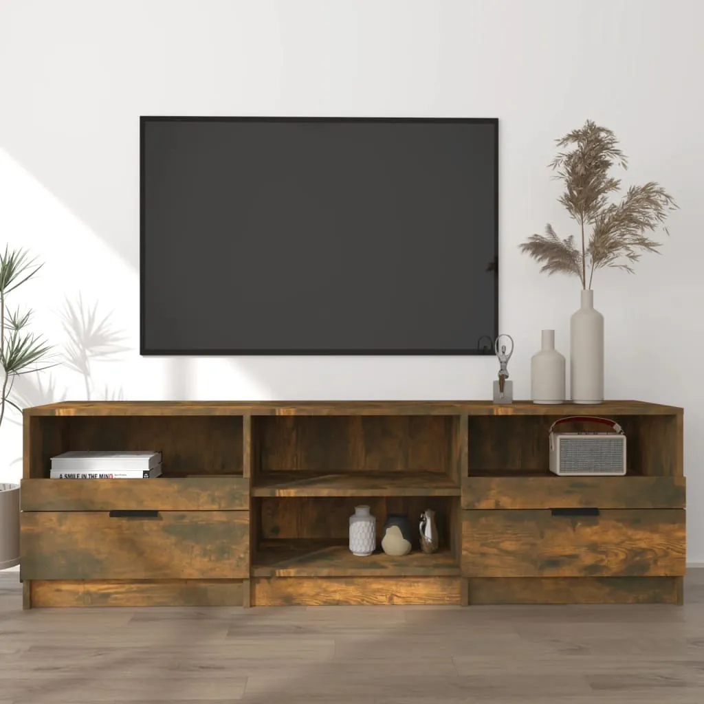 Mobile Porta TV Moderno 150cm Rovere Fumé - Mobile Soggiorno Hommie