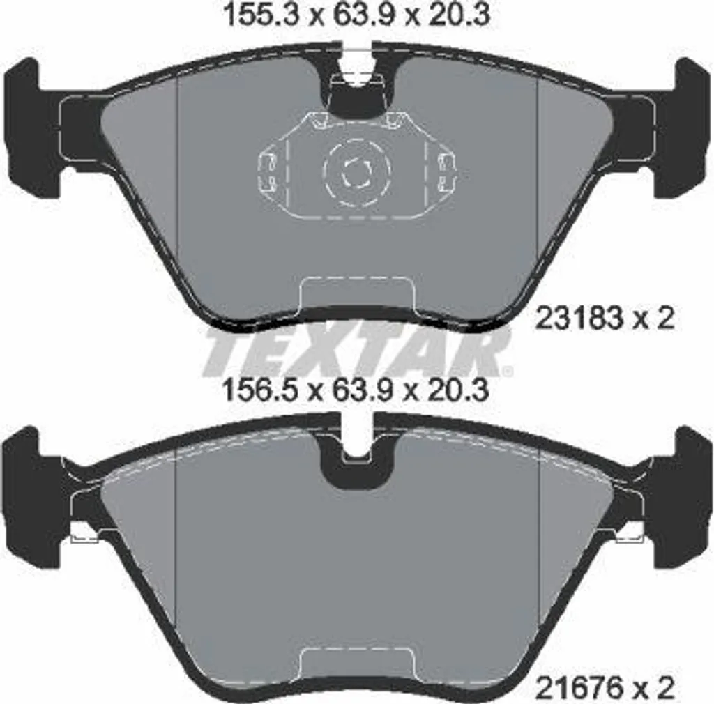 Jeu de Plaquettes de Frein à Disque pour BMW E46 et Z4 - Standard OE