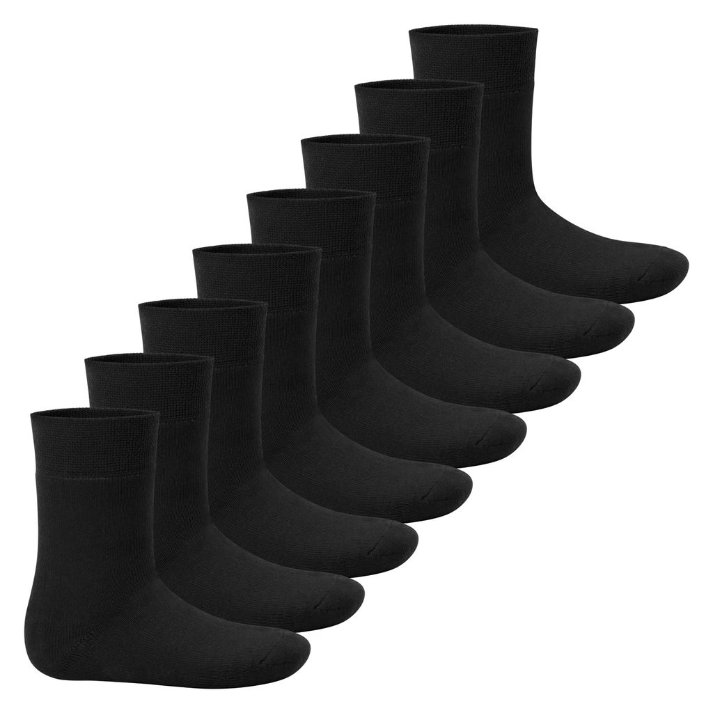 Footstar Wintersocken für Kinder (8 Paar) Everyday! – Schwarz