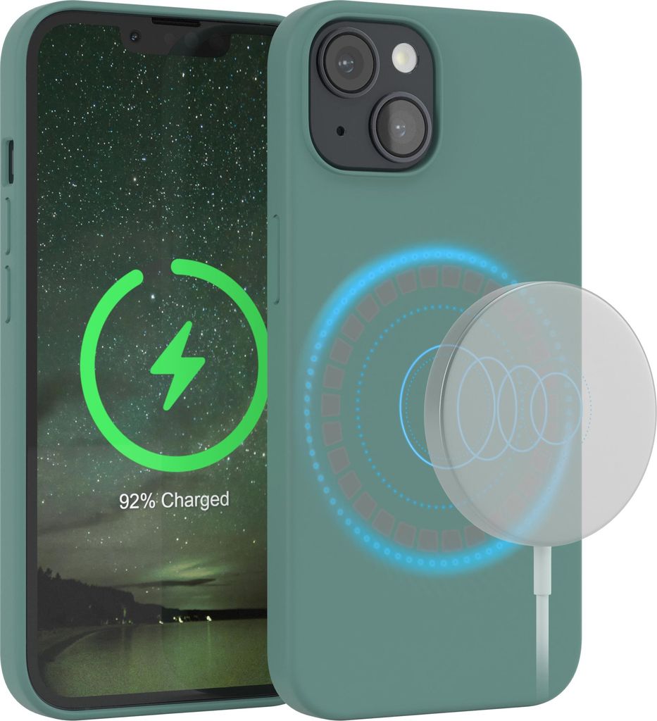EAZY CASE Silikon MagSafe Handyhülle kompatibel mit Apple Produktbild 