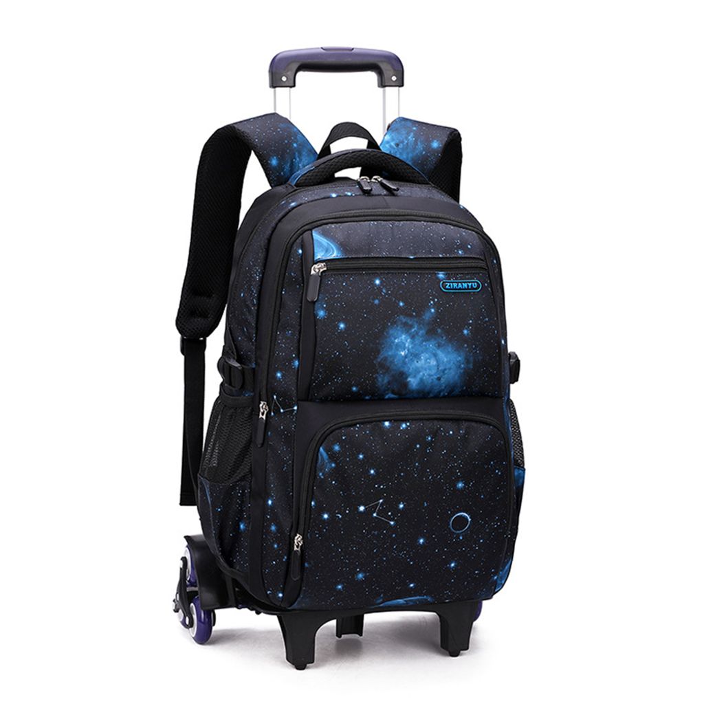 MERIGLARE Rucksack Trolley Handwagen Rose Rot | Faltbarer Gepäckwagen Für Schule Picknick Angeln