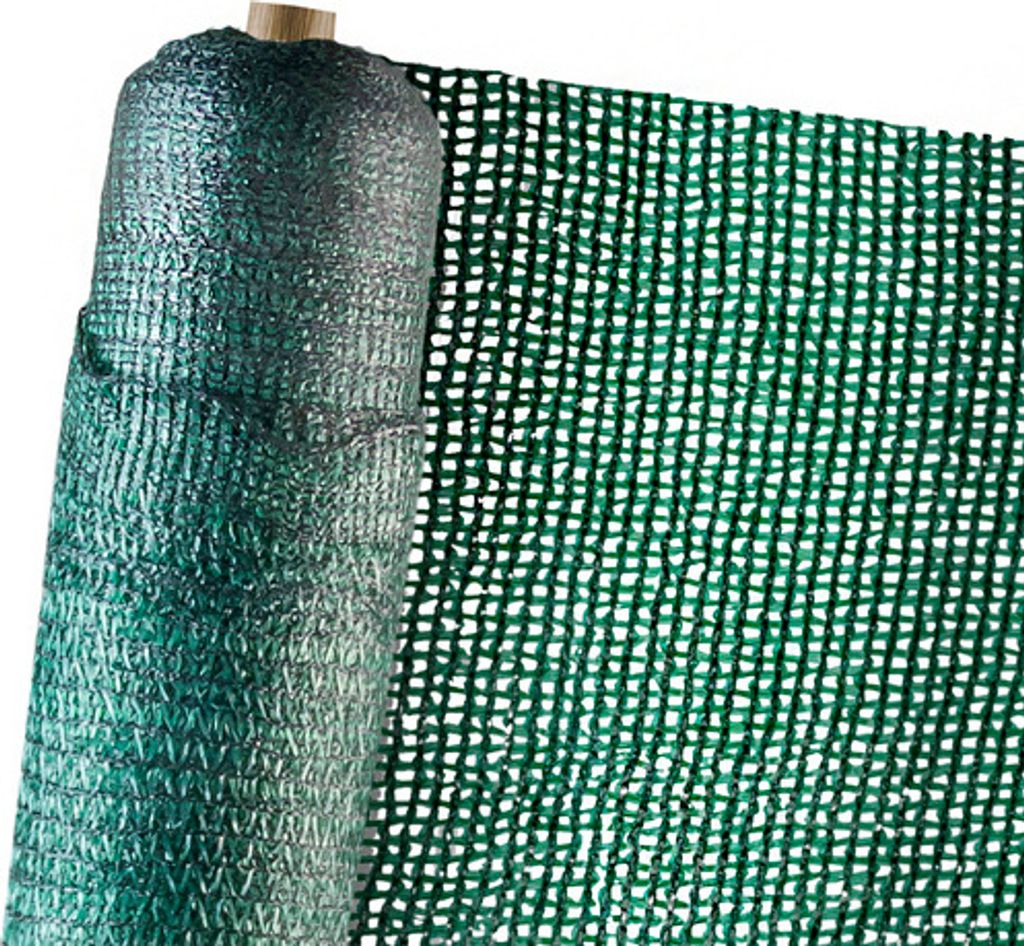 Sichtschutz Zaun Sichtschutzzaun Netz Tennisblende Schattier Windschutz Zaunblende Schattiernetz Grün 80% 100cm 10m
