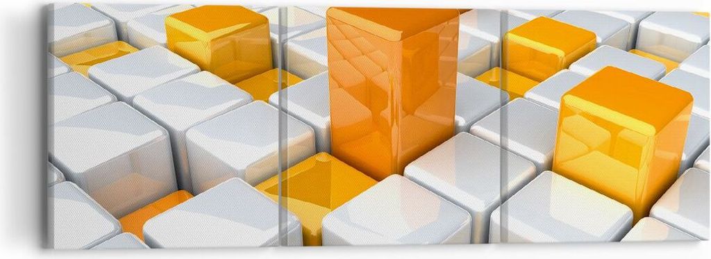 Bild auf Leinwand - Leinwandbild - Abstrakt computer grafik struktur - 90x30cm - Wand Bild - Wanddeko - Leinwanddruck - Bilder - Kunstdruck - Leinw...
