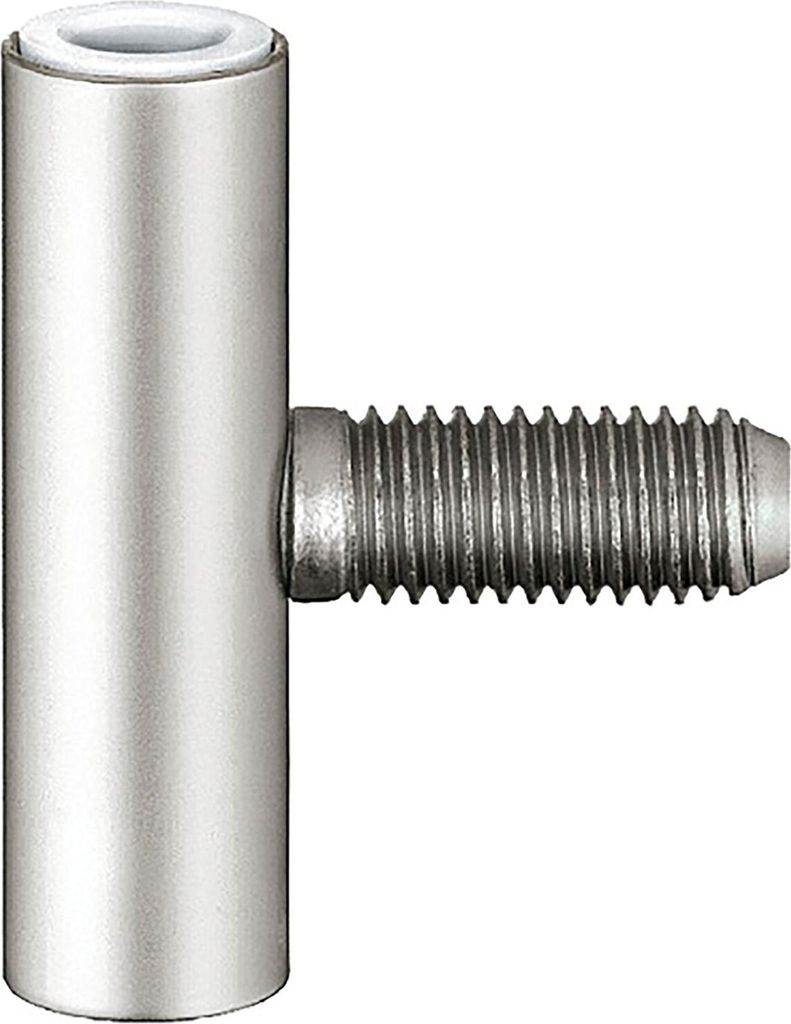 Simonswerk Türband Rahmenteil V4700WF Gewinde M10x1 Feingewinde - Band ø 15mm für Holztüren, Stahl vernickelt