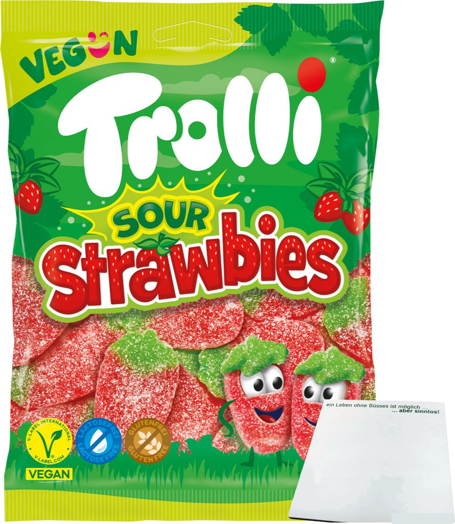 Trolli Sour Strawbies sauer gezuckerte Produktbild 