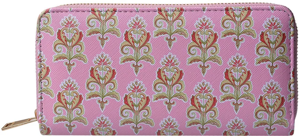 Juleeze JZPU0008-03 Portafoglio Verde, Rosa 10x19 cm