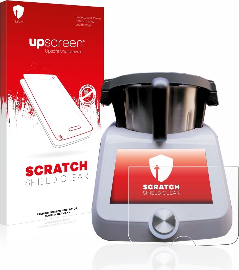 upscreen Schutzfolie für SilverCrest Monsieur Cuisine Smart Displayschutz Displayschutzfolie Folie Klar Transparent