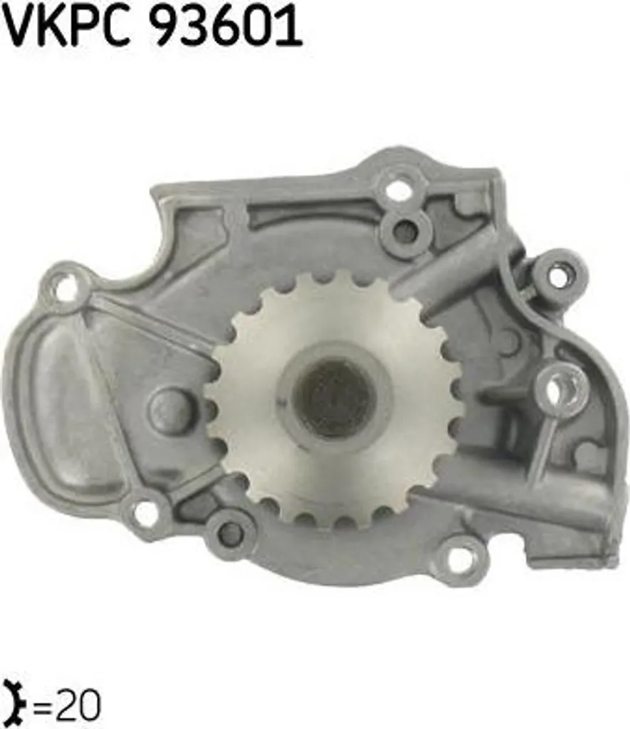 Pompe à eau de refroidissement moteur SKF pour Honda Accord et Civic