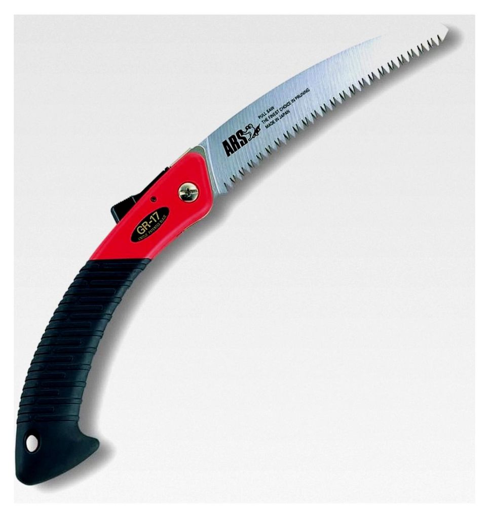 Astsäge SA-GR17, zusammenklappbar, Turbocut-Säge mit 16,5 cm gebogenem Sägeblatt