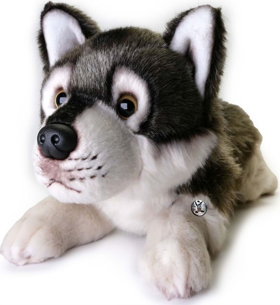 Wolf Plüschtier Kuscheltier liegend MARUK
