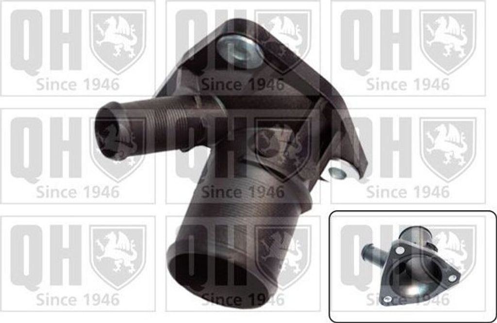 QUINTON HAZELL QTH813CF Kühlmittelflansch für FIAT Scudo Kastenwagen (220) Wasserflansch
