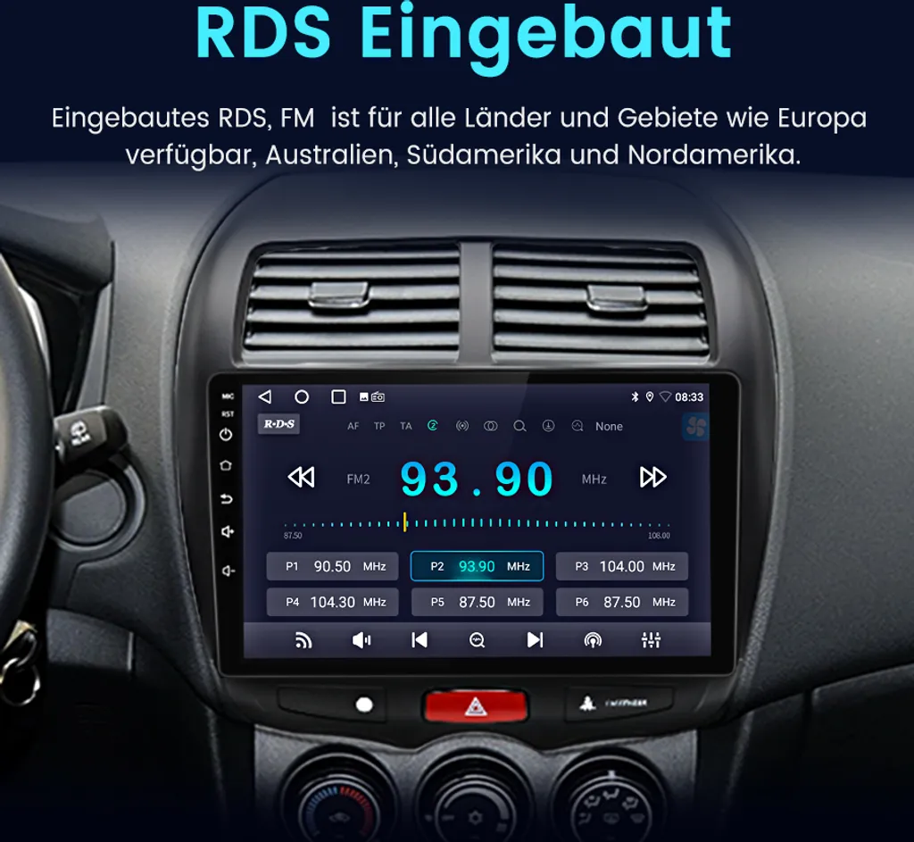 Infotainment Android 12 per Mitsubishi ASX 2010-16 10" GPS - 23