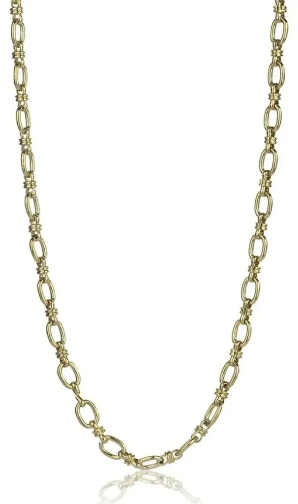 Collier doré Elisa Gold en acier chirurgical - Éclat brillant durable