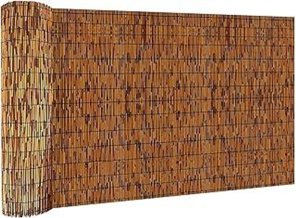 Sichtschutz Schilfrohrmatte 90x500cm - Premium Schilfmatten Sichtschutz Zaun - Sonnenschutz, Windschutz & Wetterfest Schilfrohrmatte Beach für Gar...