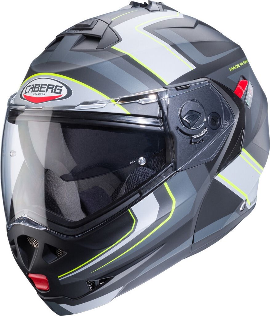 Caberg Duke X Tour Klapphelm, grau/gelb, XL (61/62)