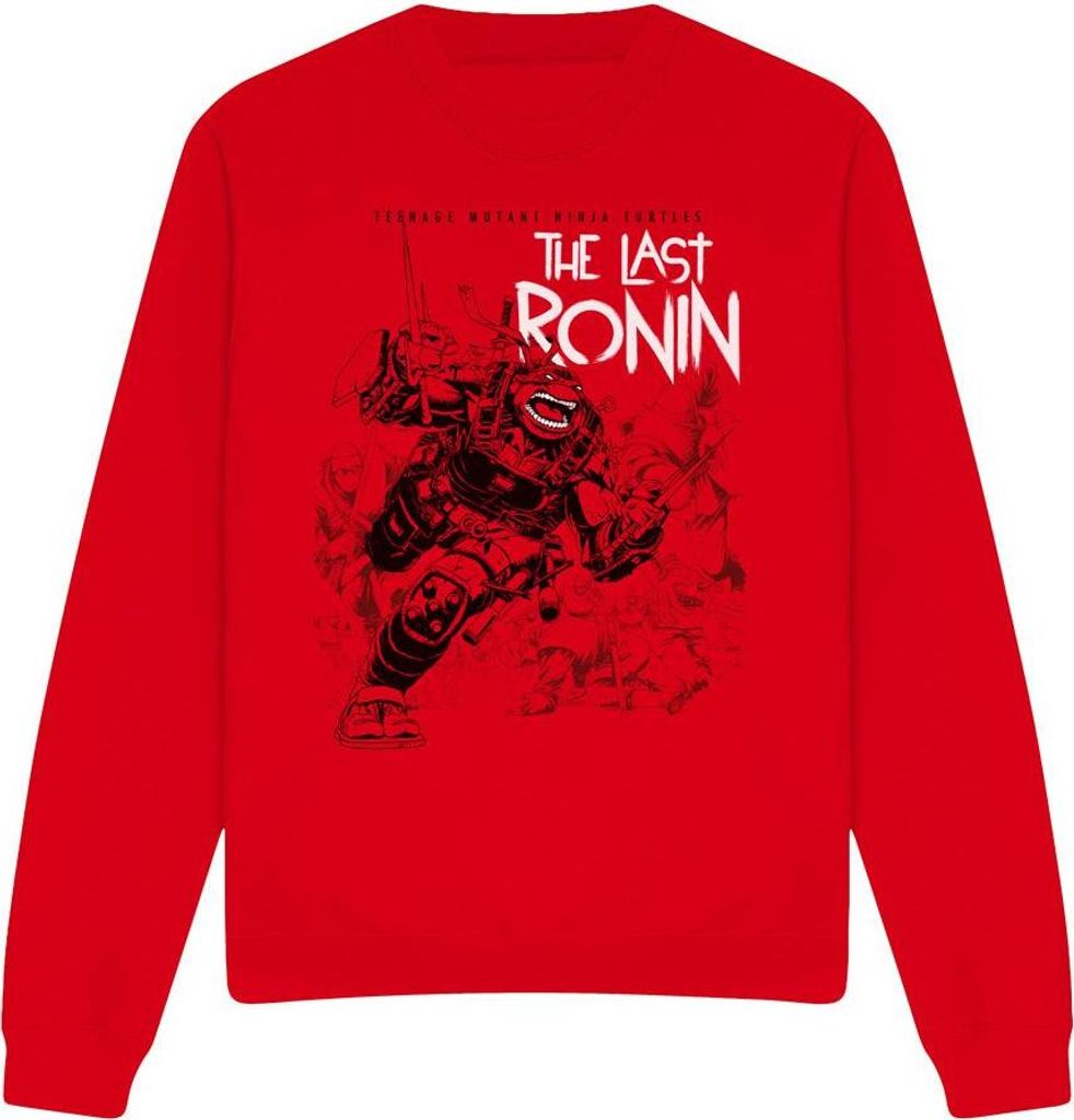Teenage Mutant Ninja Turtles - "Charging Ronin" Sweatshirt für Herren/Damen Uni TV12703 (S) (Rot)
