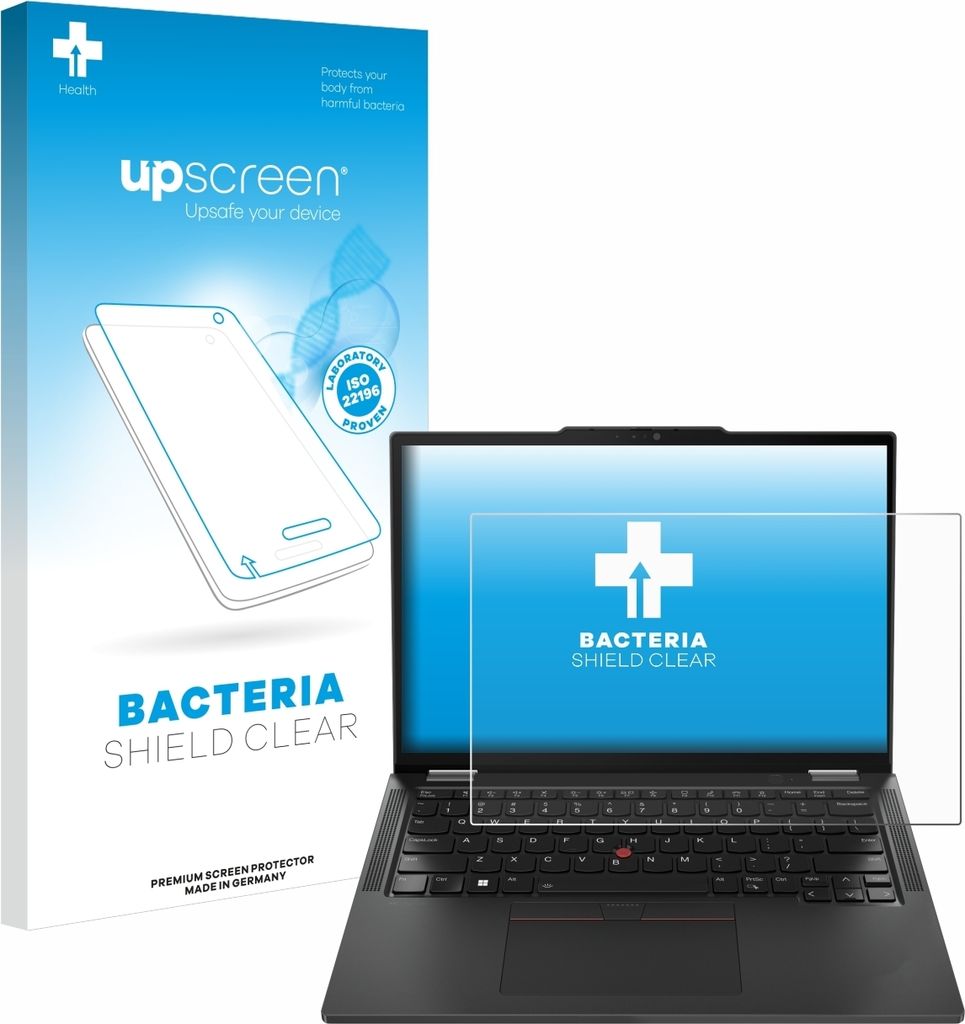 upscreen Schutzfolie für Lenovo ThinkPad X13 Gen 5 Displayschutz Displayschutzfolie Folie Klar antibakteriell