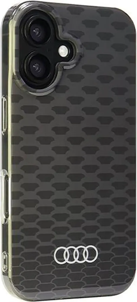 Custodia Audi iPhone 16 MagSafe Nera IML Stitching Pattern Originale - 2
