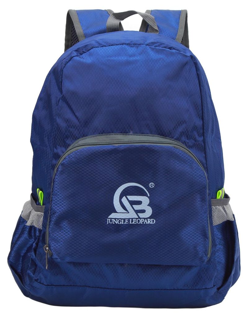 Wasserdichter, faltbarer, tragbarer und leichter Outdoor-Rucksack für Wanderungen und Camping – Königsblau