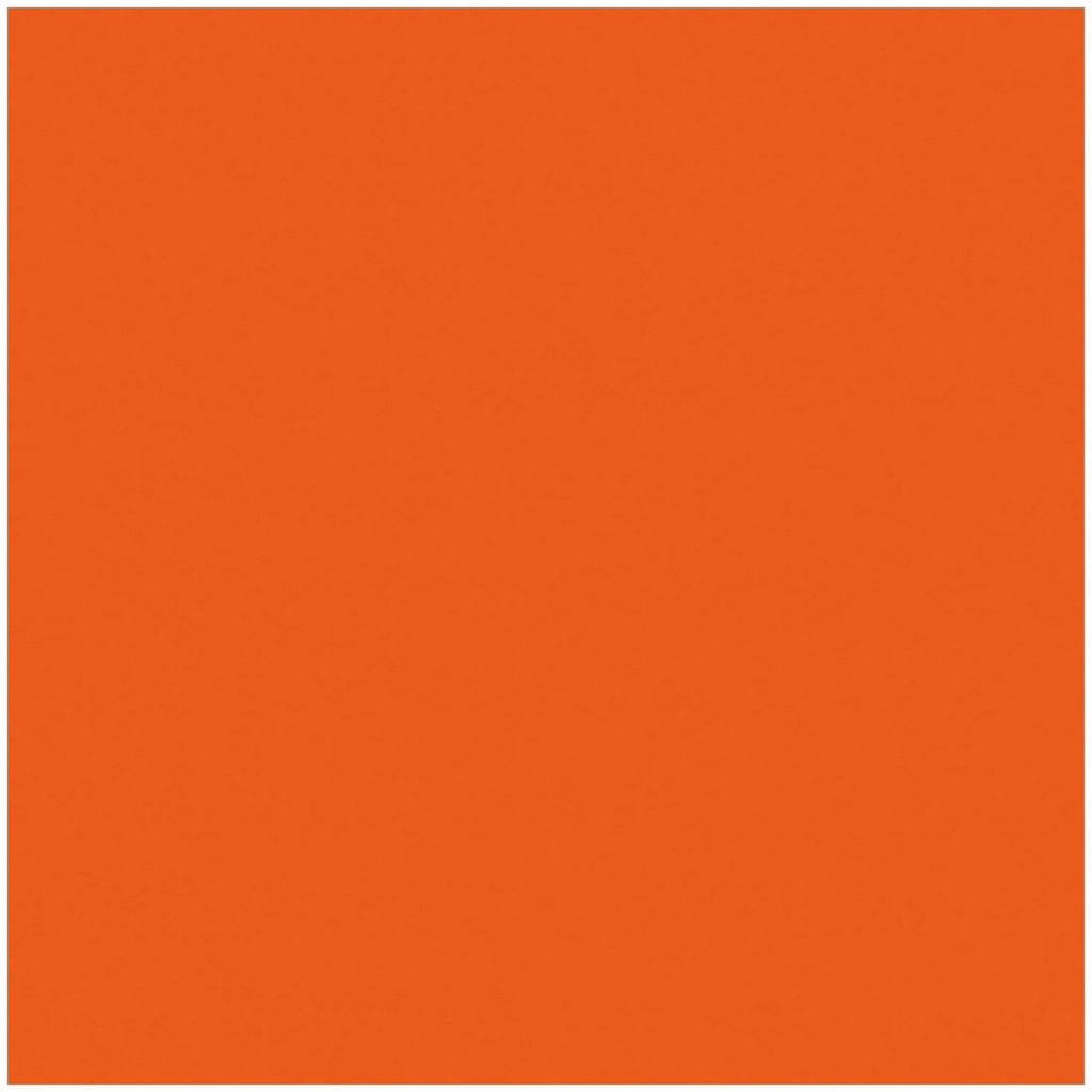 Wallario Premium Glasbild, freischwebende Optik, kräftige Farben, Größe 30 x 30 cm Motiv Orange