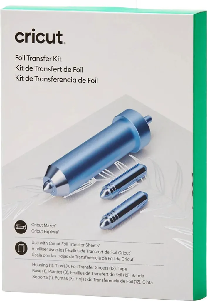 Cricut Kit de Transfert de Foil avec 3 Pointes Interchangeables Incluses