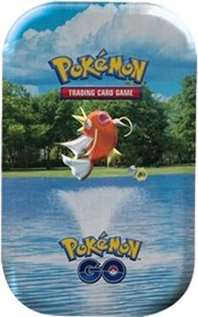 Mini Tin Magicarpe Pokémon GO : 2 Boosters et Carte Image Collector JCC