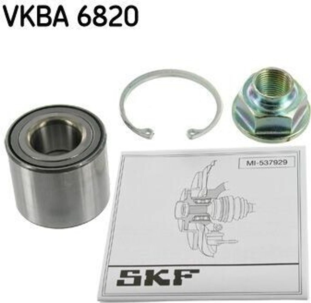 SKF VKBA 6820 Radlagersatz OE 46860M68K00 kompatibel mit Pixo