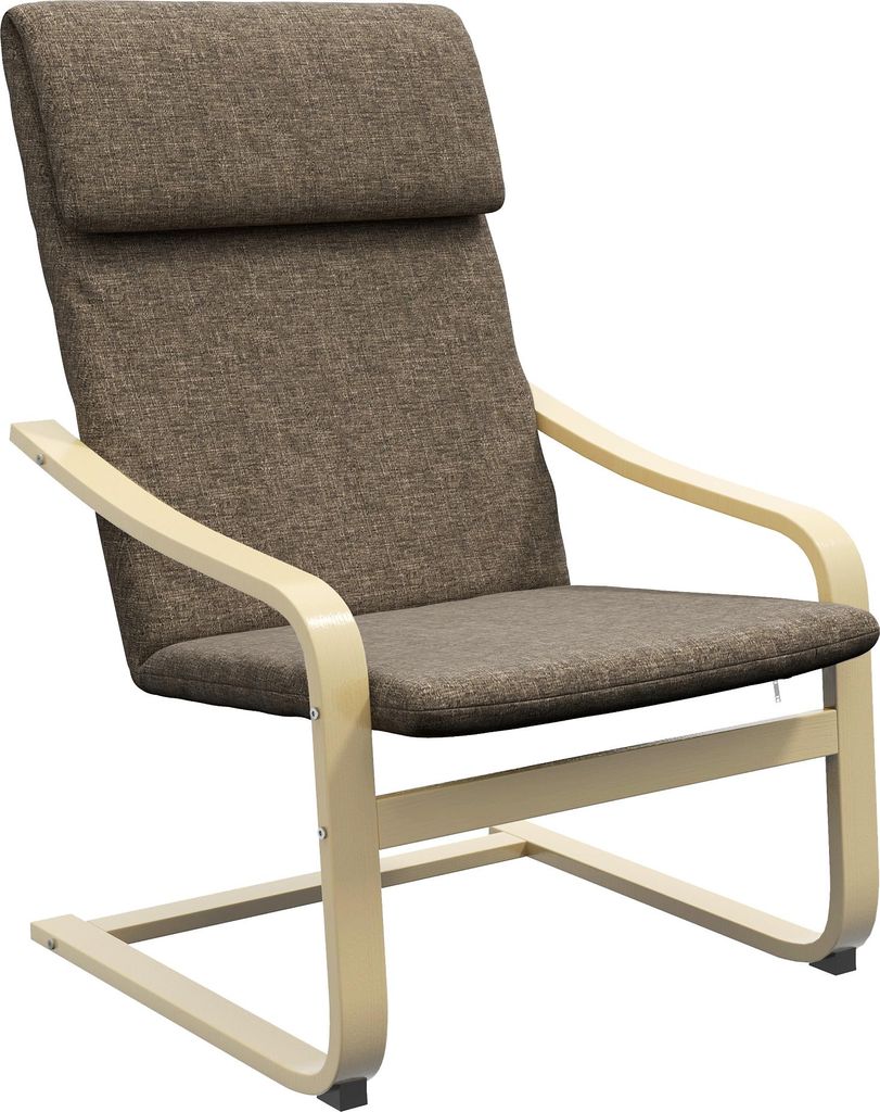 HOMCOM Relaxsessel Ruhesessel mit Armlehne Leinenbezug Produktbild 