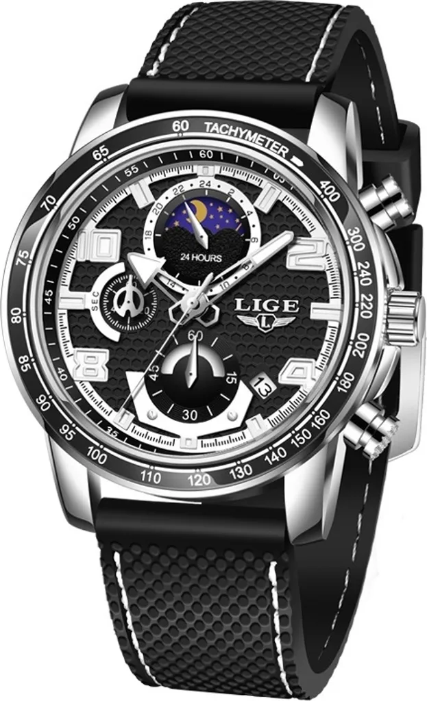 Montre LIGE Tatum Homme KP14658 - Design Élégant et Bracelet en Acier