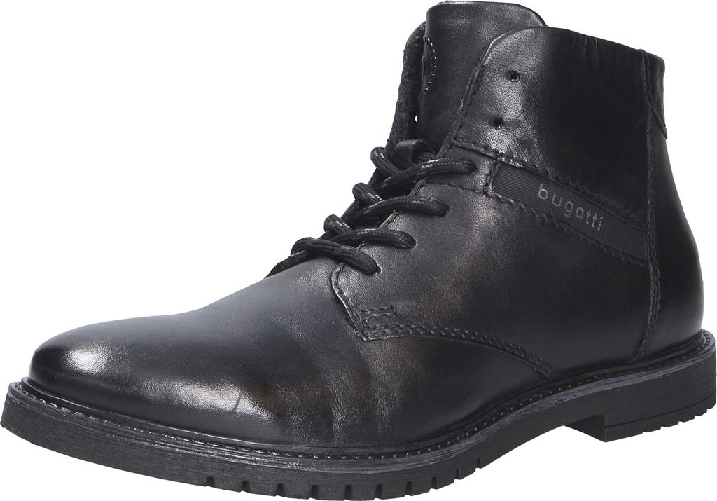 Bugatti Caj Schnürstiefel Schwarz in Gr. 42