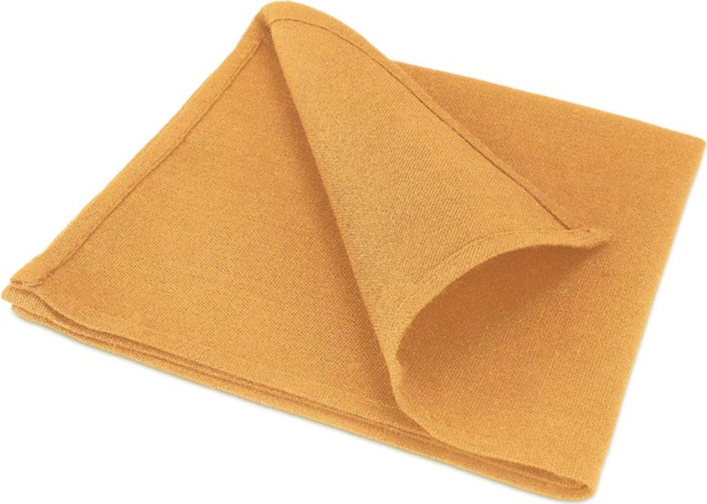 Stoffservietten Ockergelb 25 Stück 40x40cm Baumwolle