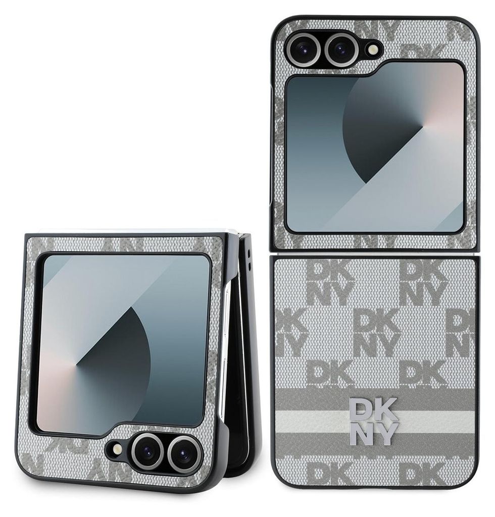 DKNY, Elegante Hülle für Galaxy Z Flip6 Checkered Pattern Produktbild 