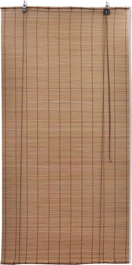 vidaXL Hnědá bambusová roleta 140x160 cm Obrázek produktu 
